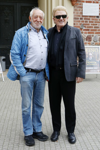 Pressetermin mit Heino und Dieter Hallervorden in Dessau