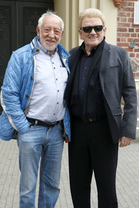 Pressetermin mit Heino und Dieter Hallervorden in Dessau