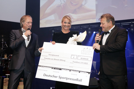 40. Deutscher SportpresseBall 2022 in Frankfurt am Main
