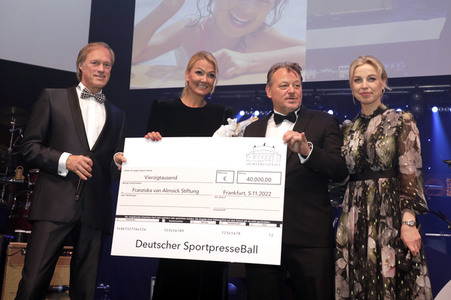 40. Deutscher SportpresseBall 2022 in Frankfurt am Main