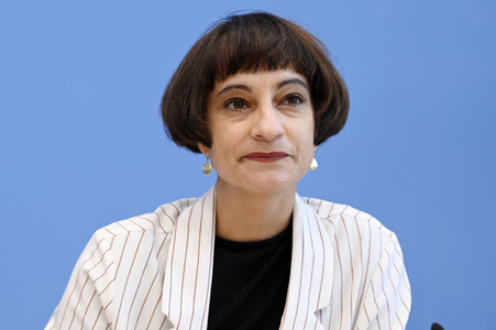 Bundespressekonferenz Antisemitismus stoppen in Berlin