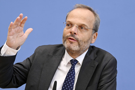 Bundespressekonferenz Antisemitismus stoppen in Berlin