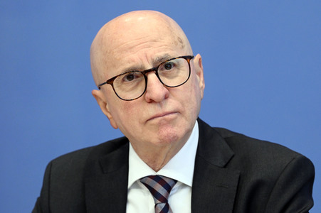 Bundespressekonferenz Antisemitismus stoppen in Berlin