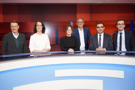 Talkshow 'hart aber fair' in Berlin