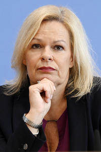 Bundespressekonferenz Sicherheit und Kriminalität in Deutschland in Berlin