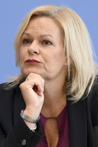 Bundespressekonferenz Sicherheit und Kriminalität in Deutschland in Berlin