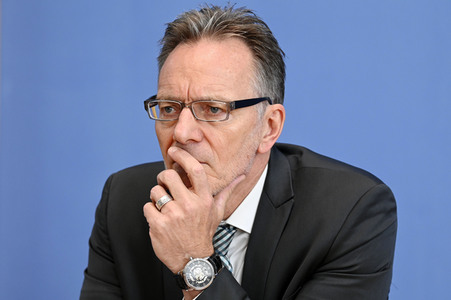 Bundespressekonferenz Sicherheit und Kriminalität in Deutschland in Berlin