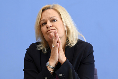 Bundespressekonferenz Sicherheit und Kriminalität in Deutschland in Berlin