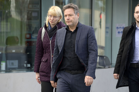 Pressestatement von Robert Habeck in Berlin