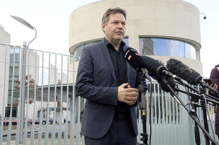 Pressestatement von Robert Habeck in Berlin