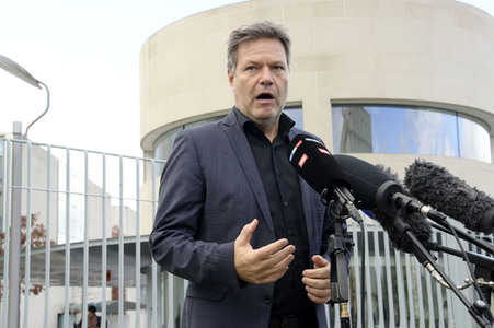 Pressestatement von Robert Habeck in Berlin