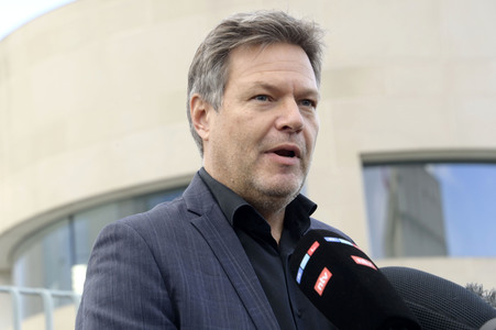 Pressestatement von Robert Habeck in Berlin