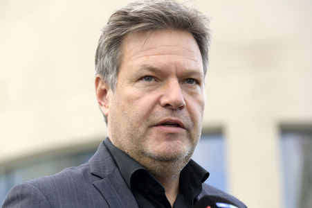 Pressestatement von Robert Habeck in Berlin