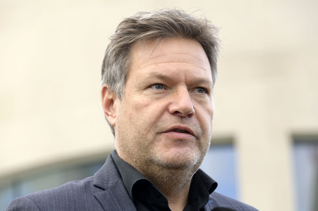 Pressestatement von Robert Habeck in Berlin