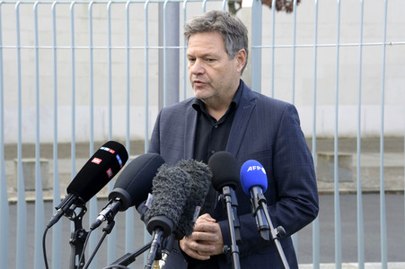 Pressestatement von Robert Habeck in Berlin