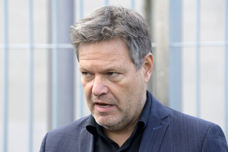 Pressestatement von Robert Habeck in Berlin