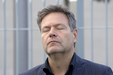 Pressestatement von Robert Habeck in Berlin