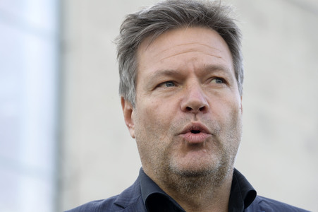 Pressestatement von Robert Habeck in Berlin