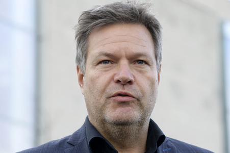 Pressestatement von Robert Habeck in Berlin