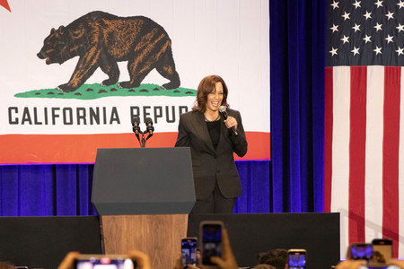 Wahlkampfveranstaltung der Demokraten in Los Angeles