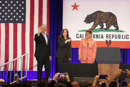 Wahlkampfveranstaltung der Demokraten in Los Angeles