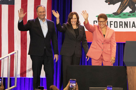 Wahlkampfveranstaltung der Demokraten in Los Angeles