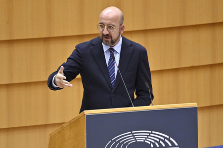 Plenarsitzung zu den Ergebnissen des EU-Gipfels im Europäischen Parlament in Brüssel