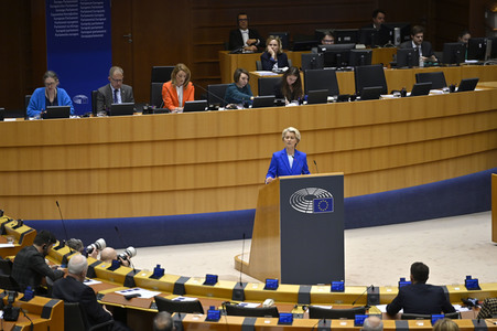 Plenarsitzung zu den Ergebnissen des EU-Gipfels im Europäischen Parlament in Brüssel