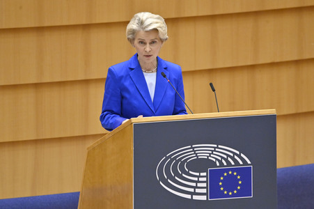 Plenarsitzung zu den Ergebnissen des EU-Gipfels im Europäischen Parlament in Brüssel