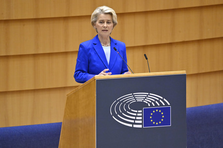 Plenarsitzung zu den Ergebnissen des EU-Gipfels im Europäischen Parlament in Brüssel