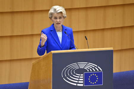 Plenarsitzung zu den Ergebnissen des EU-Gipfels im Europäischen Parlament in Brüssel