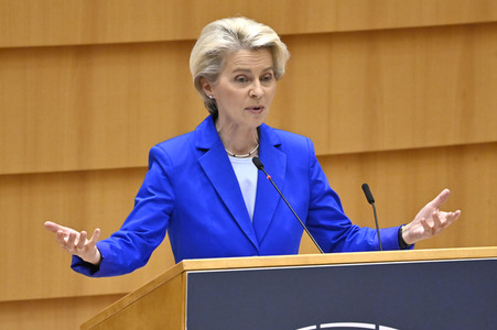 Plenarsitzung zu den Ergebnissen des EU-Gipfels im Europäischen Parlament in Brüssel