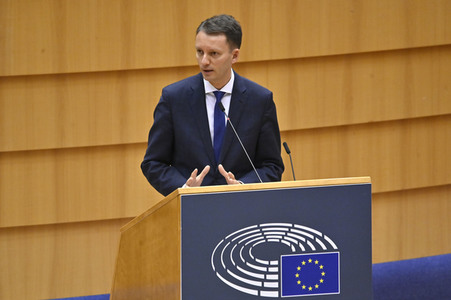 Plenarsitzung zu den Ergebnissen des EU-Gipfels im Europäischen Parlament in Brüssel