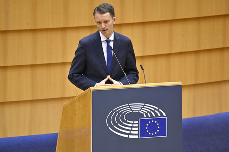 Plenarsitzung zu den Ergebnissen des EU-Gipfels im Europäischen Parlament in Brüssel