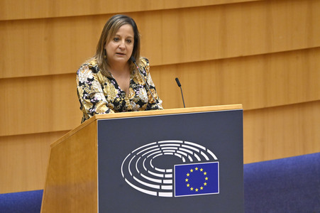 Plenarsitzung zu den Ergebnissen des EU-Gipfels im Europäischen Parlament in Brüssel