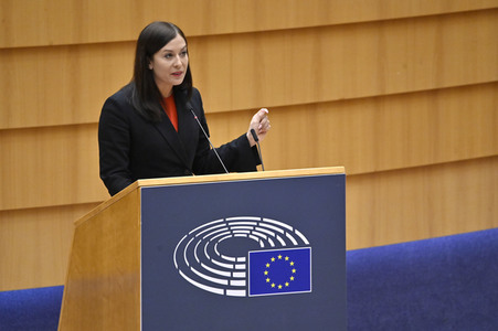 Plenarsitzung zu den Ergebnissen des EU-Gipfels im Europäischen Parlament in Brüssel