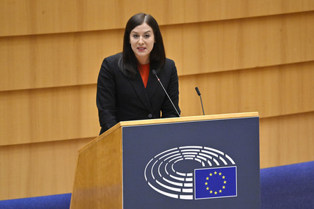 Plenarsitzung zu den Ergebnissen des EU-Gipfels im Europäischen Parlament in Brüssel