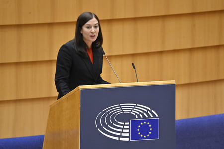 Plenarsitzung zu den Ergebnissen des EU-Gipfels im Europäischen Parlament in Brüssel