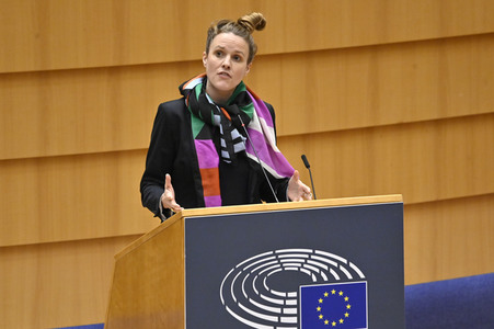Plenarsitzung zu den Ergebnissen des EU-Gipfels im Europäischen Parlament in Brüssel