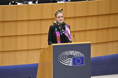 Plenarsitzung zu den Ergebnissen des EU-Gipfels im Europäischen Parlament in Brüssel