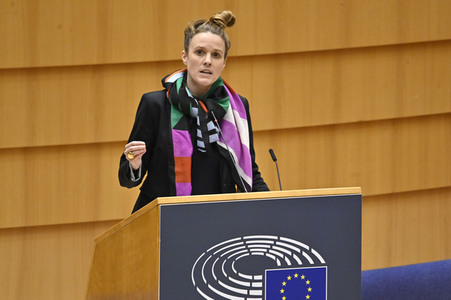 Plenarsitzung zu den Ergebnissen des EU-Gipfels im Europäischen Parlament in Brüssel