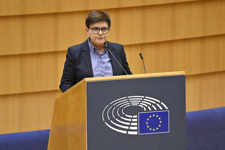 Plenarsitzung zu den Ergebnissen des EU-Gipfels im Europäischen Parlament in Brüssel