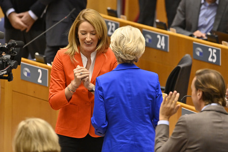 Plenarsitzung zu den Ergebnissen des EU-Gipfels im Europäischen Parlament in Brüssel