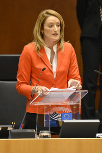Plenarsitzung zu den Ergebnissen des EU-Gipfels im Europäischen Parlament in Brüssel