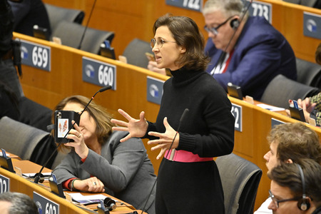Plenarsitzung zu den Ergebnissen des EU-Gipfels im Europäischen Parlament in Brüssel