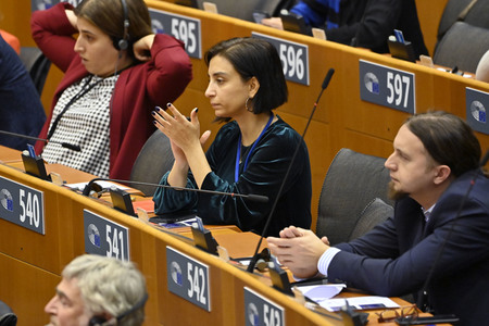 Plenarsitzung zu den Ergebnissen des EU-Gipfels im Europäischen Parlament in Brüssel