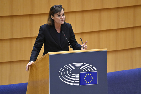 Plenarsitzung zu den Ergebnissen des EU-Gipfels im Europäischen Parlament in Brüssel