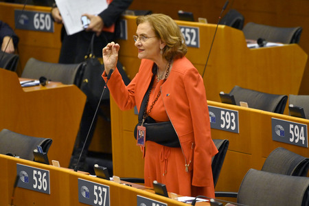 Plenarsitzung zu den Ergebnissen des EU-Gipfels im Europäischen Parlament in Brüssel
