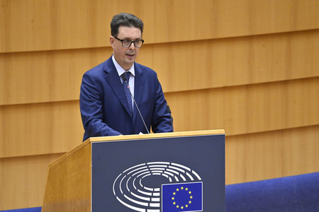 Plenarsitzung zu den Ergebnissen des EU-Gipfels im Europäischen Parlament in Brüssel