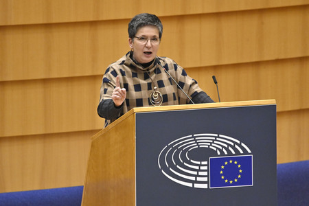 Plenarsitzung zu den Ergebnissen des EU-Gipfels im Europäischen Parlament in Brüssel